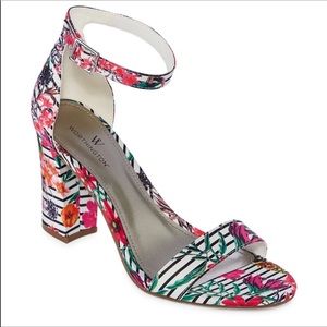 Worthington Womens Beckwith Heeled Sandals